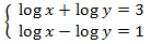 ecuaciones logaritmicas y sistemas resueltos