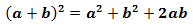 fórmula del binomio de newton para la suma